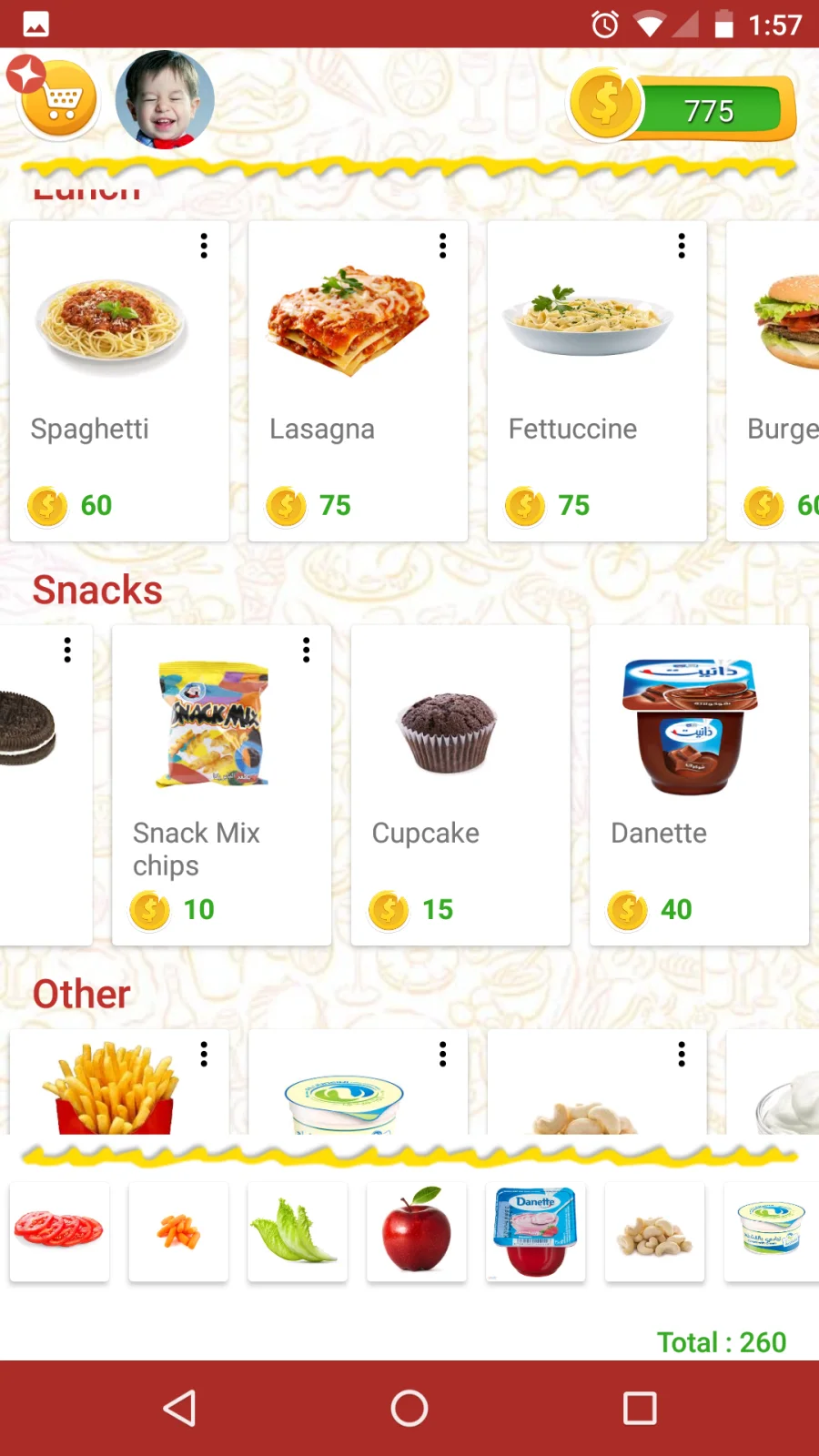 Smart Lunch Box, screen 2