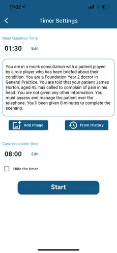 PLAB2App, screen 2