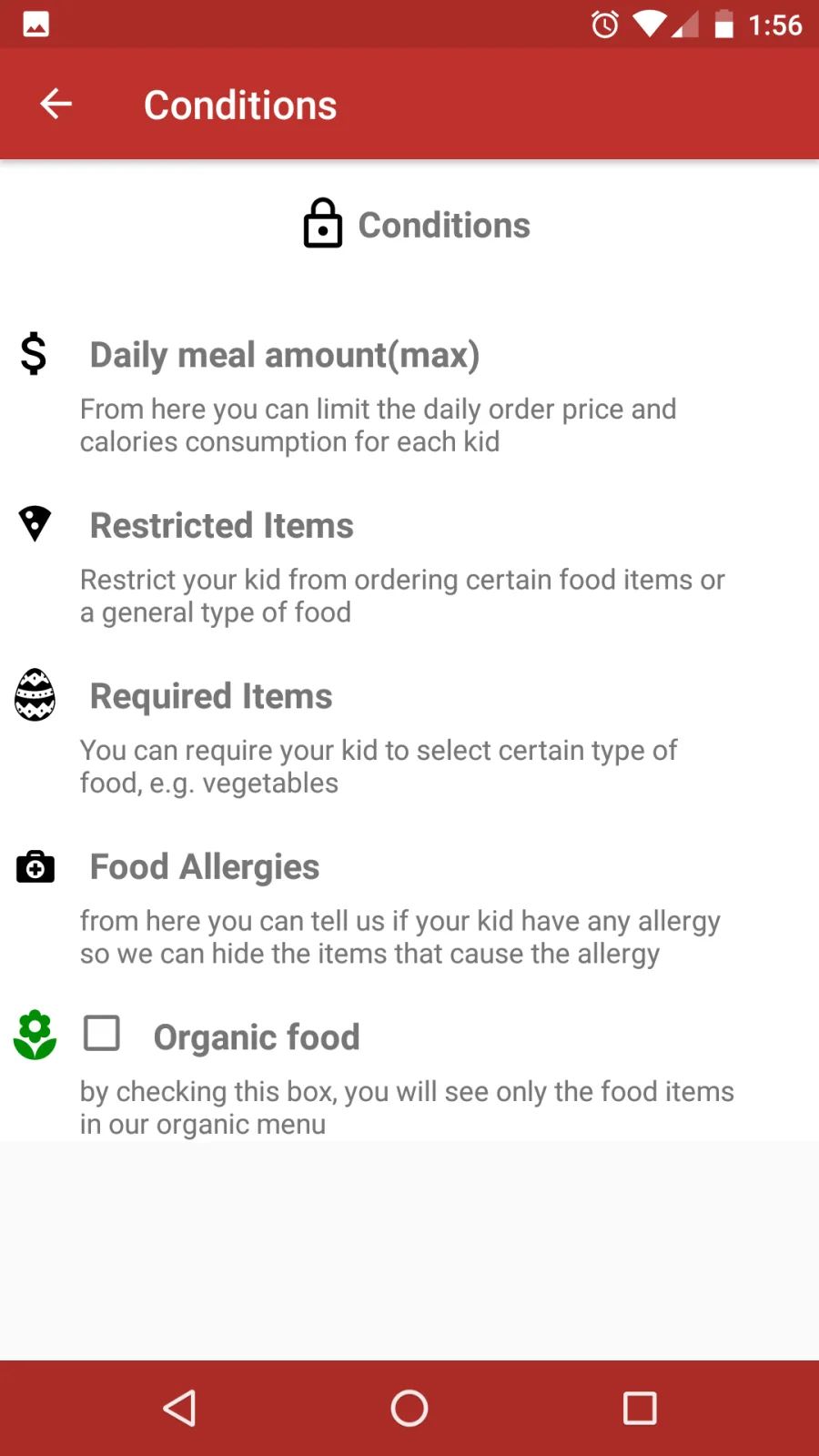 Smart Lunch Box, screen 3