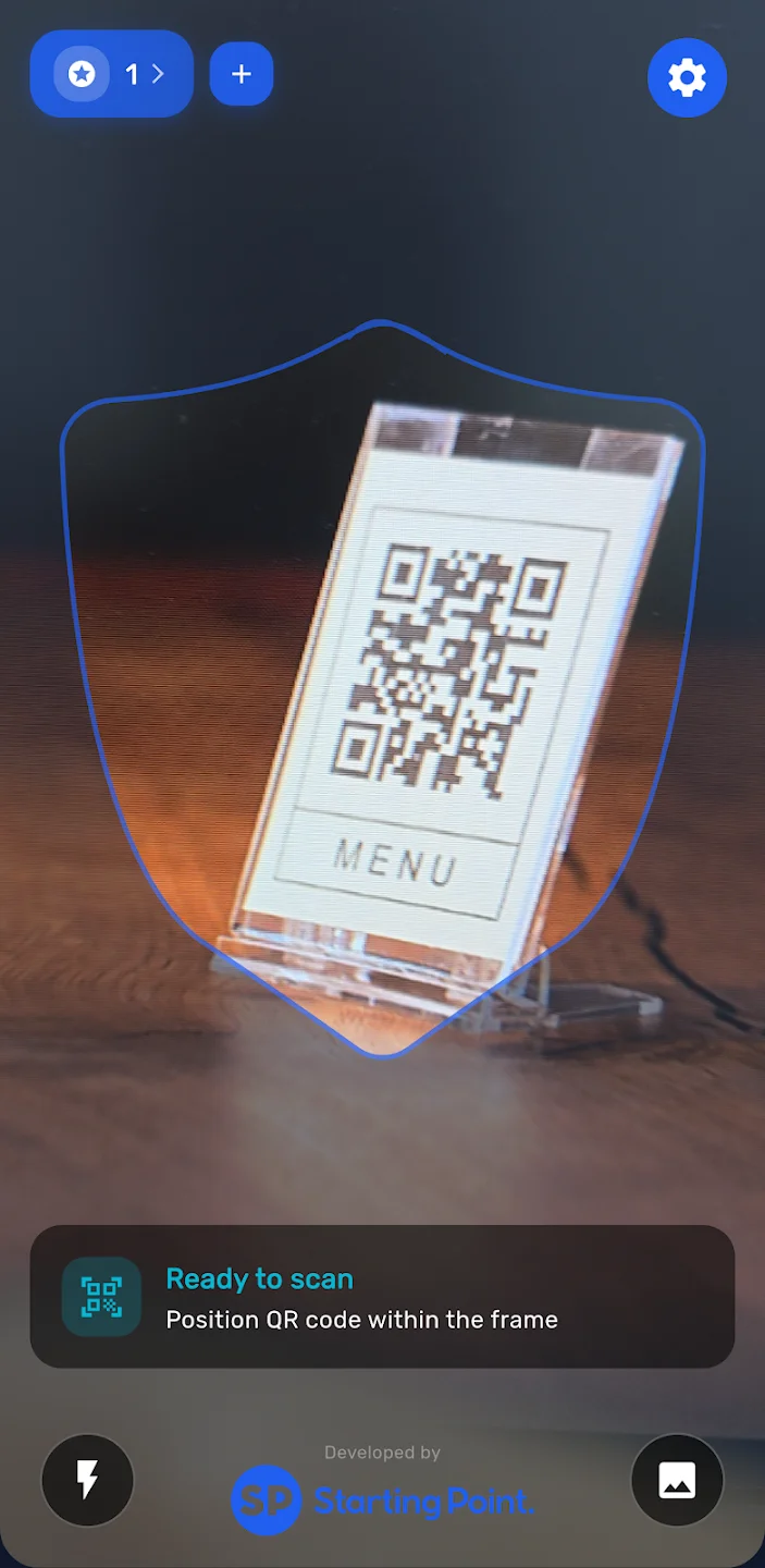 sQRs | Secure QR code Scanner, screen 2